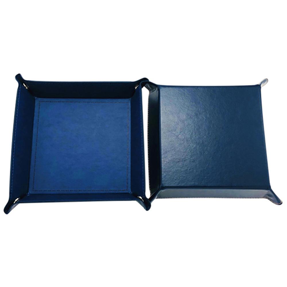 Khay Đựng Đồ Pu Đổ Xí Ngầu Có Nếp Gấp
