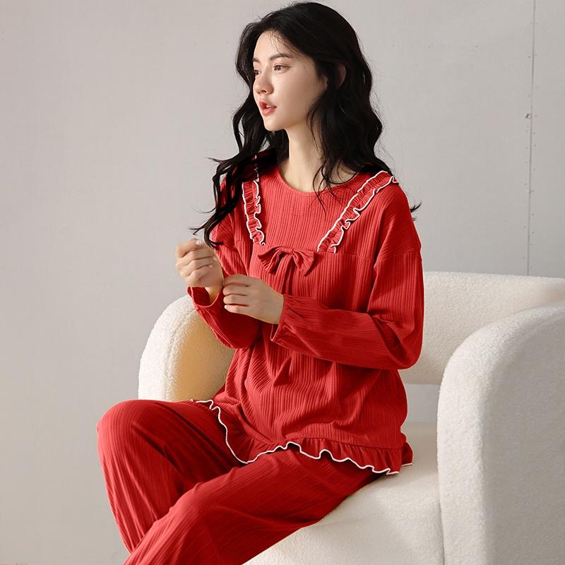 BỘ THU ĐÔNG NỮ style Hàn Quốc chất COTTON 100% - Shop đồ mặc nhà Thủy Bông