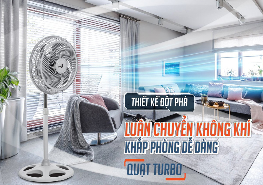 Quạt đứng ASIAvina DTB1601-XV0 Xám - Hàng Chính Hãng