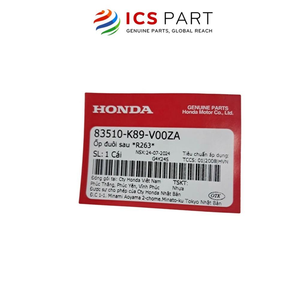 Tấm Nối (Mui Rùa) HONDA Wave 110 2017 Đỏ Cờ R263 (Không Tem) (83510K89V00ZA)