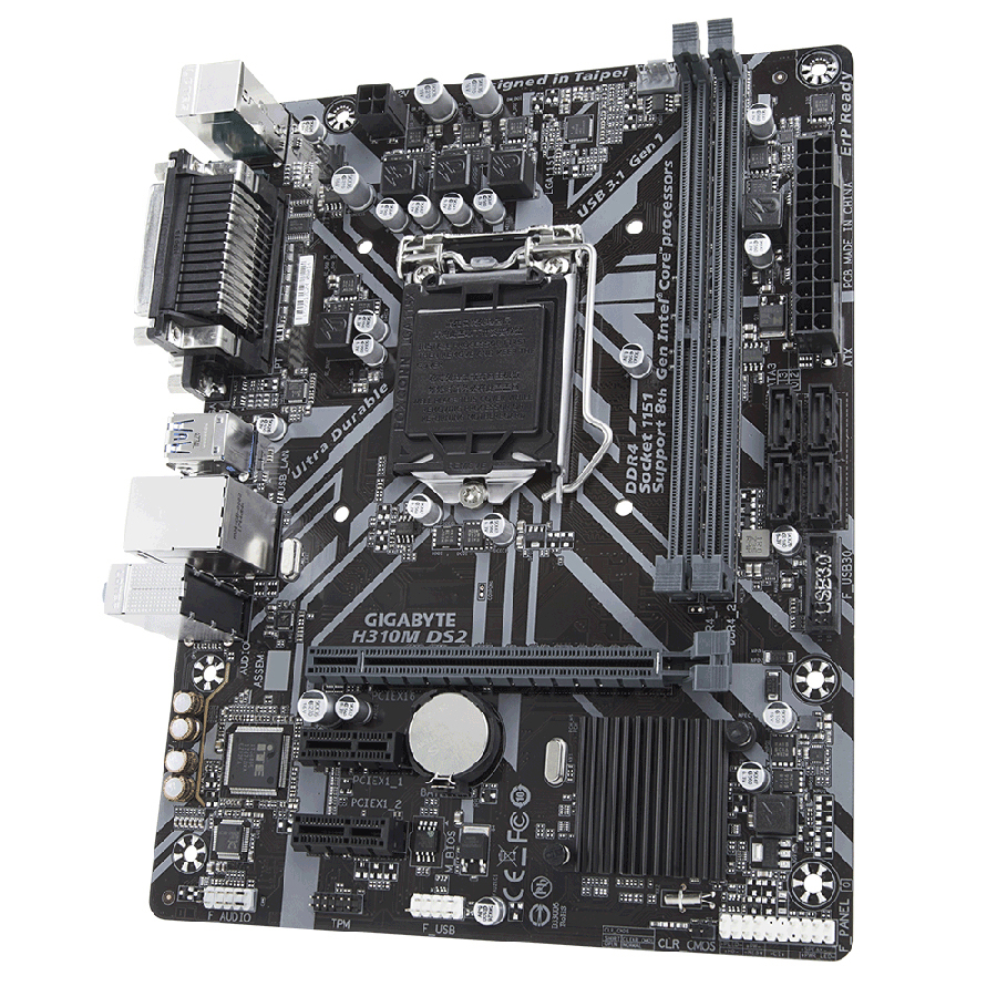 Bo Mạch Chủ Mainboard GigaByte H310M DS2 Socket LGA 1151-v2 - Hàng Chính Hãng