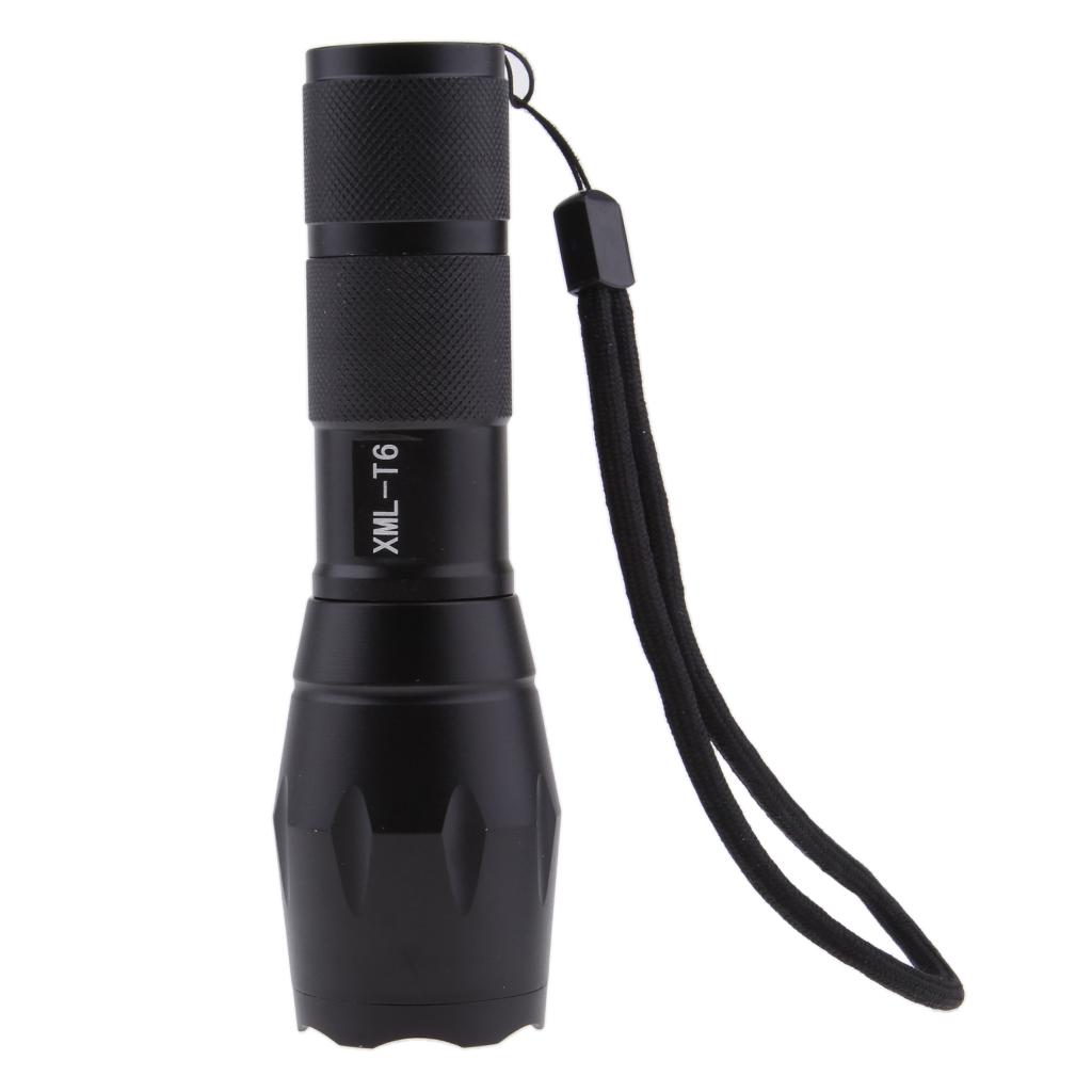 Portable Handheld LED Flashlight with Adjustable Focus Lamp for Camping