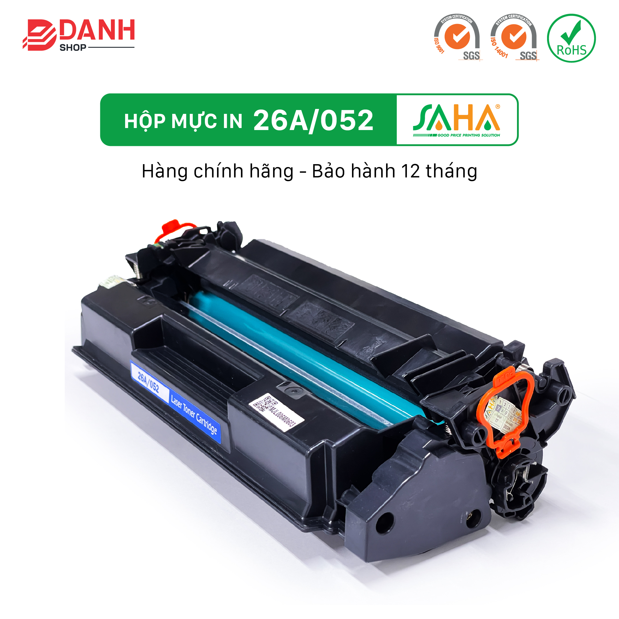 Mực in SAHA 26A sử dụng cho máy in HP M402 / 426 - Hàng chính hãng