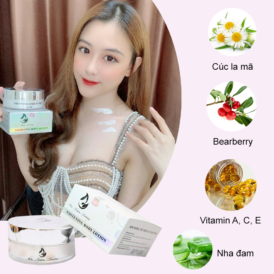 Kem Body Dưỡng Thể Trắng Da Sau 7 Ngày Whitening Body Lotion - Mộc Thiên Hương