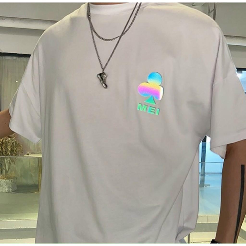 Áo Thun Phản Quang Tay Lở Unisex