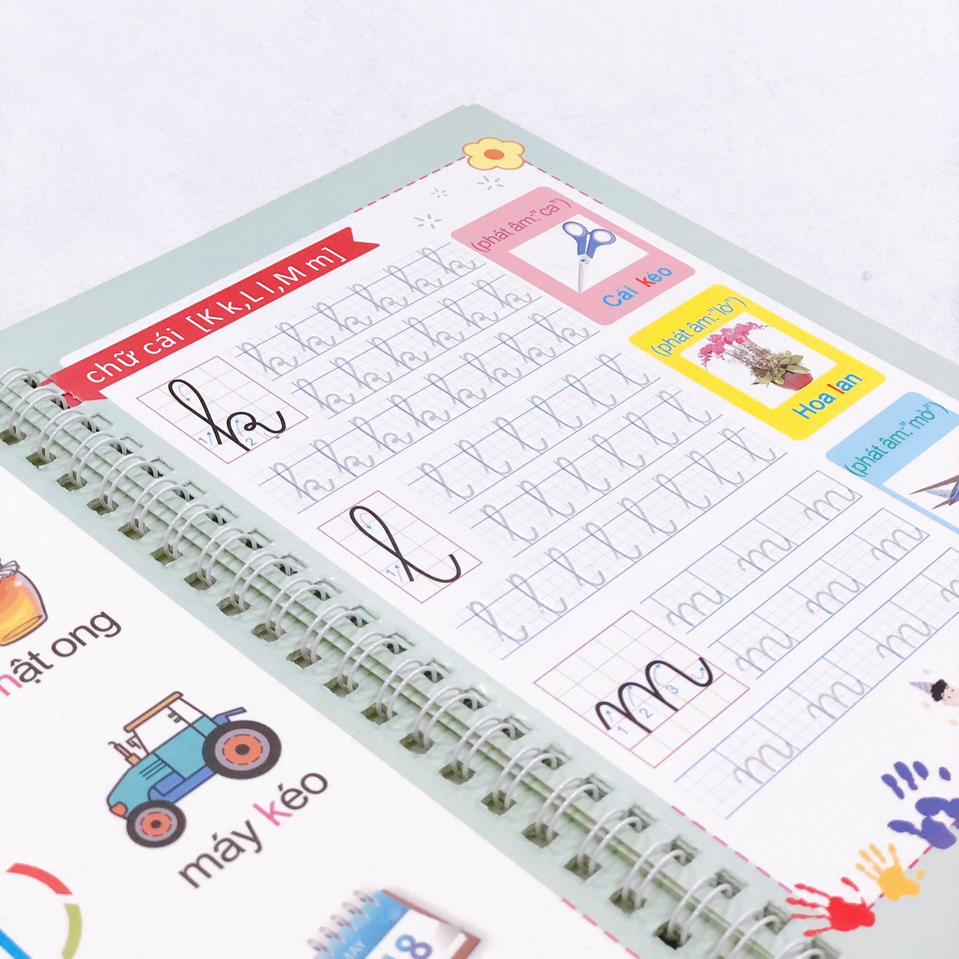 Sách - Bộ 3 Quyển Tập Viết Tự Xóa Thần Kỳ - Luyện Chữ, Số, Nét Cơ Bản Thanh Nga