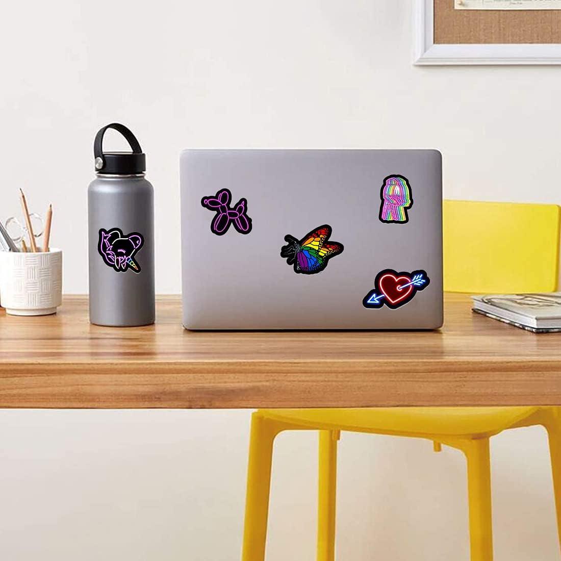 Dán Xe Hơi Dán Đề Can Chống Thấm Nước Vinyl Dán 100 Miếng Dán Graffiti Neon Graffiti Miếng Dán Kính Cường Lực Cho Laptop Ván Trượt Hành Lý