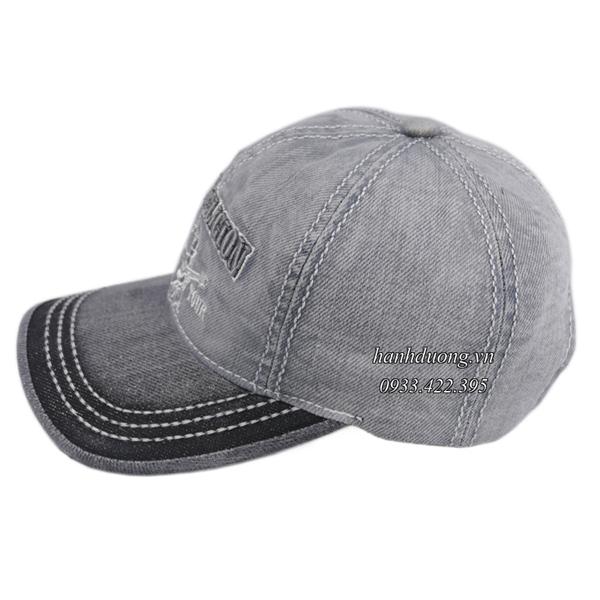 Nón kết jean giá rẻ, phong cách bụi, cá tính, có đuôi chỉnh size