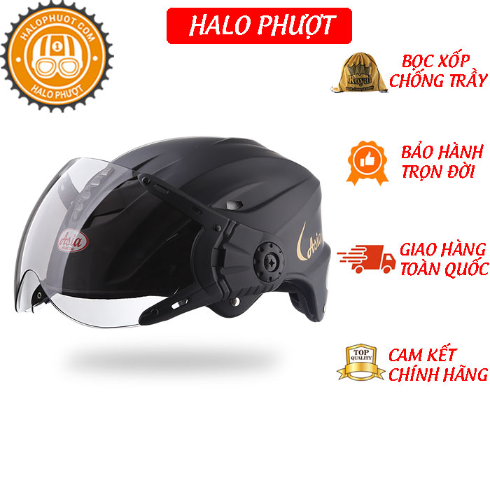 Mũ Bảo Hiểm 1/2 Đầu Asia MT-117K -