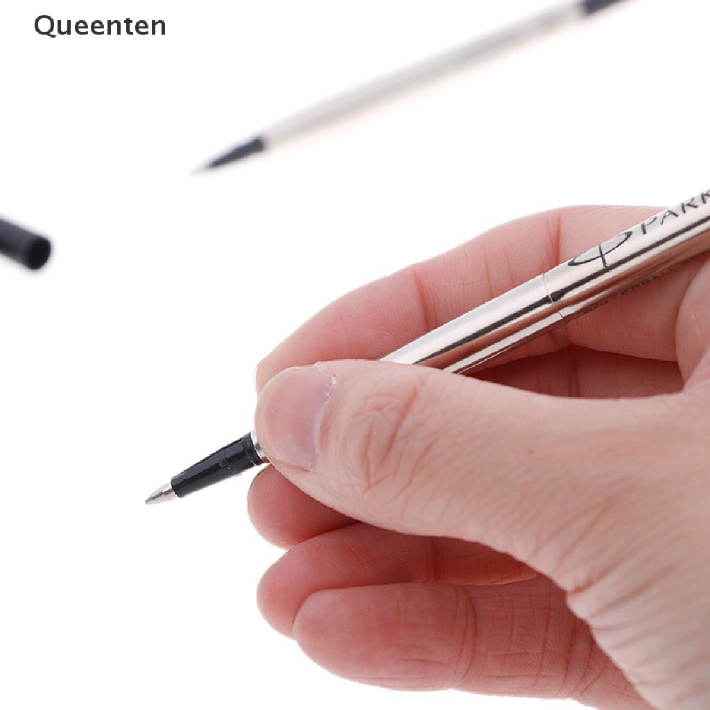 Queenten Parker quink roller ball rollerball pen refill black/blue ink medium nib QT