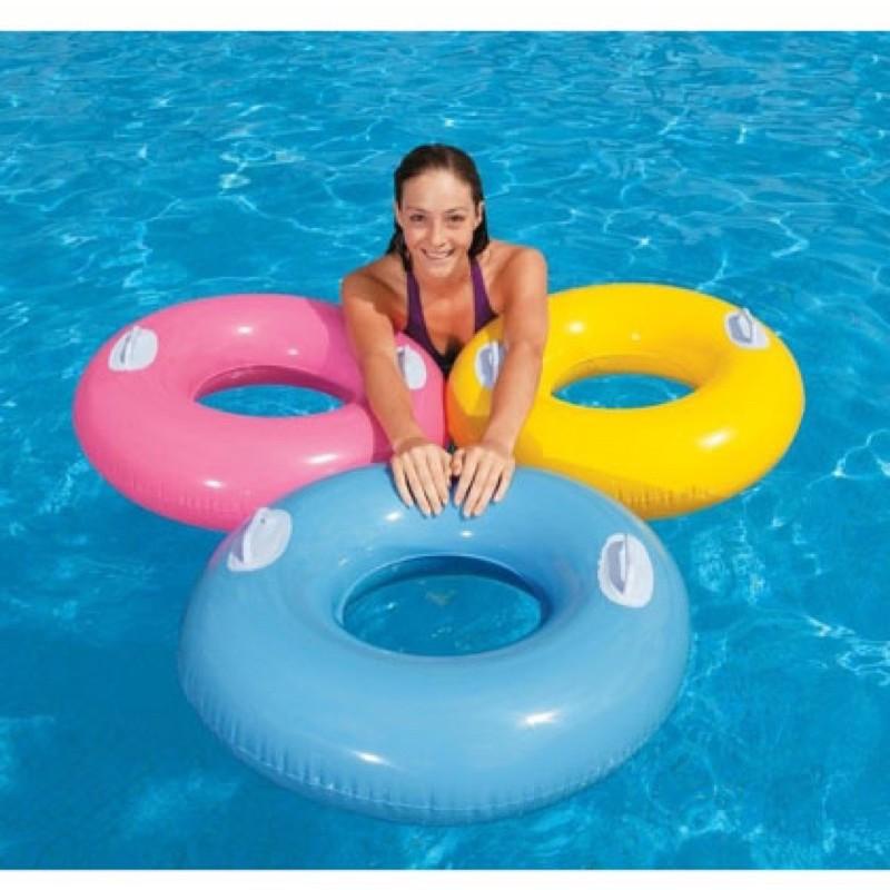 Phao bơi tròn đường kính 76cm màu sắc tươi sáng nổi bật thích hợp cho trẻ em và người lớn chính hãng Intex - LYLYSPORTS