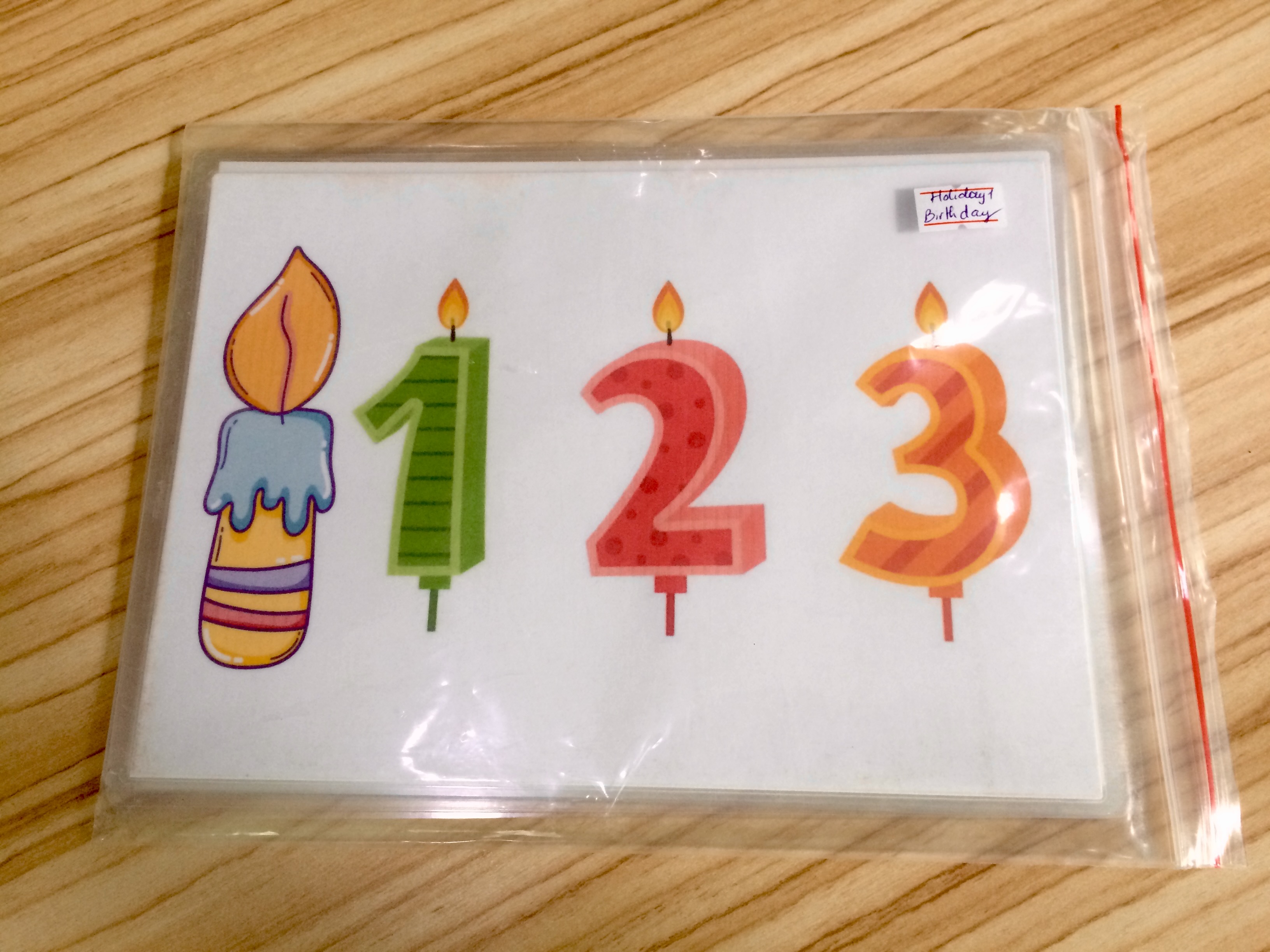 Holiday Flashcards - Set 1: Birthday Party - Thẻ học tiếng Anh chủ đề Các dịp lễ - Bộ 1: Sinh nhật - 10 cards