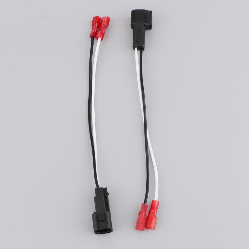 2 Pairs Vehicle Audio Speaker Wire Harness Connection for Chevy Focus Mazda