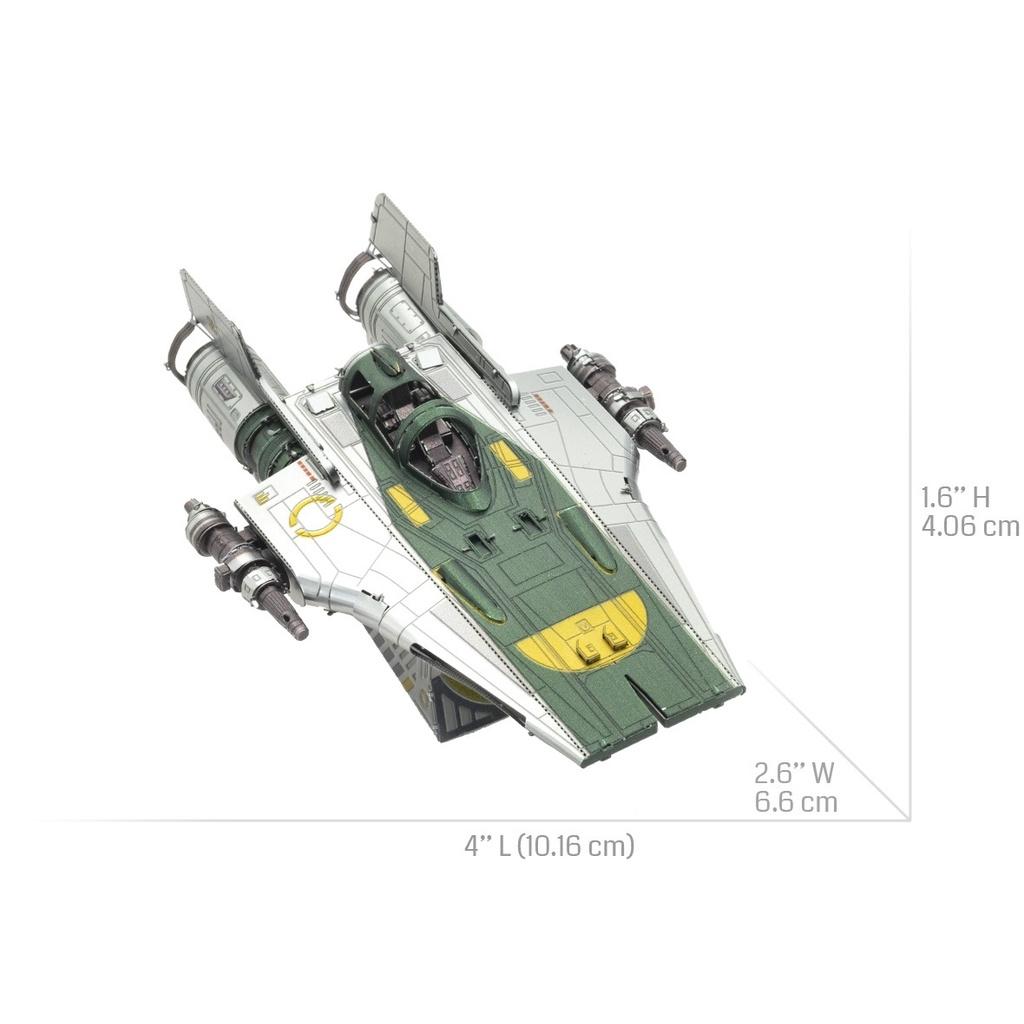 Mô hình lắp ráp kim loại 3d phi thuyền RESISTANCE A-WING FIGHTER star war