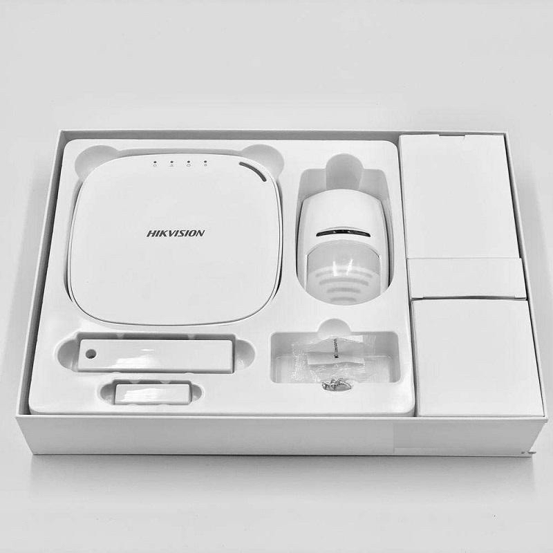 Bộ kit báo động không dây DS-PWA32-KG, bộ báo động wifi qua Hik-connect &amp; Sim điện thoại- Hàng chính hãng