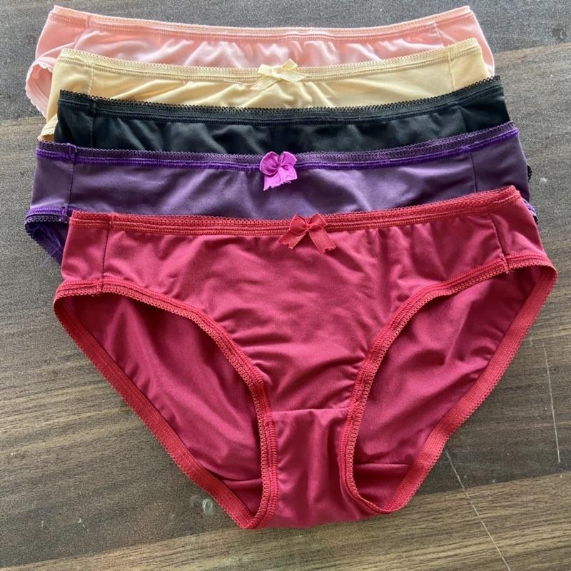 Quần lót trơn lạnh thun viền