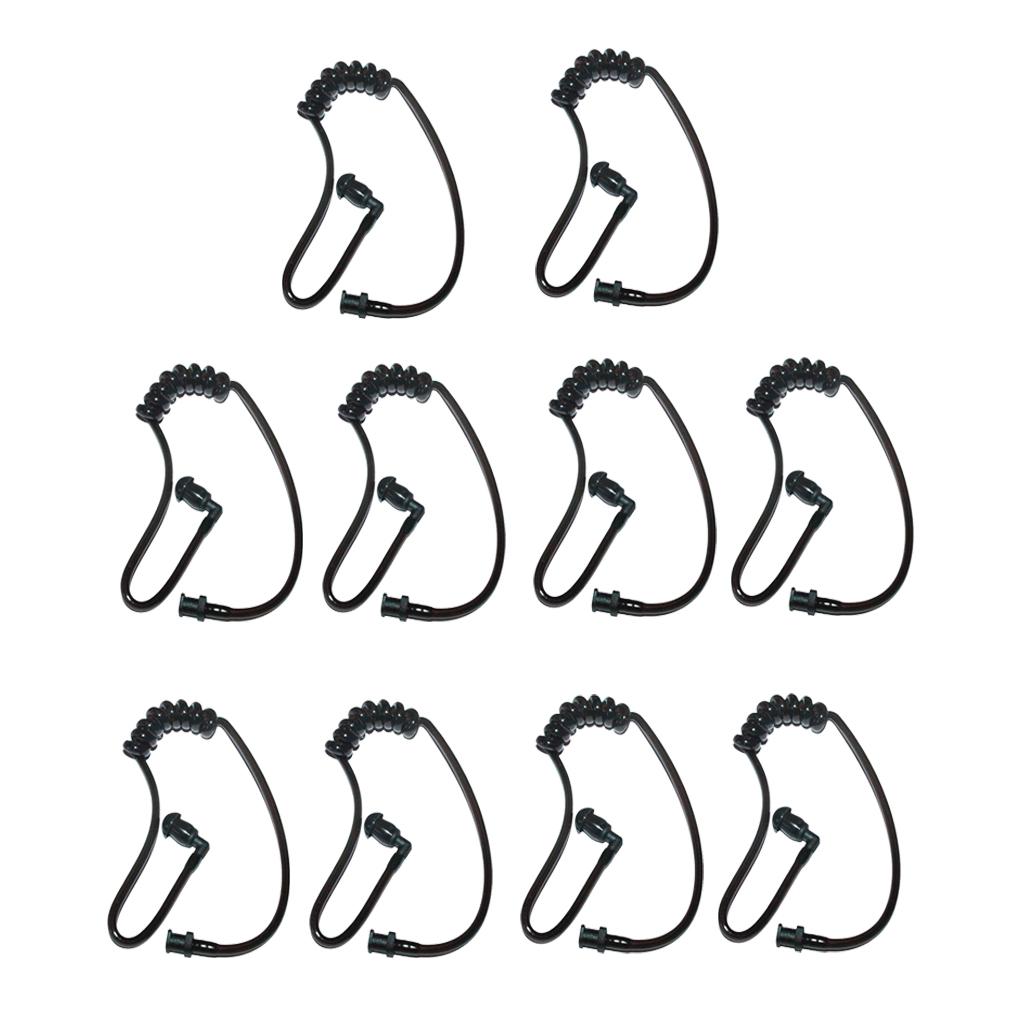 10 Pieces PTT Acoustic Tube in Earphones for / / Walkie Talkie