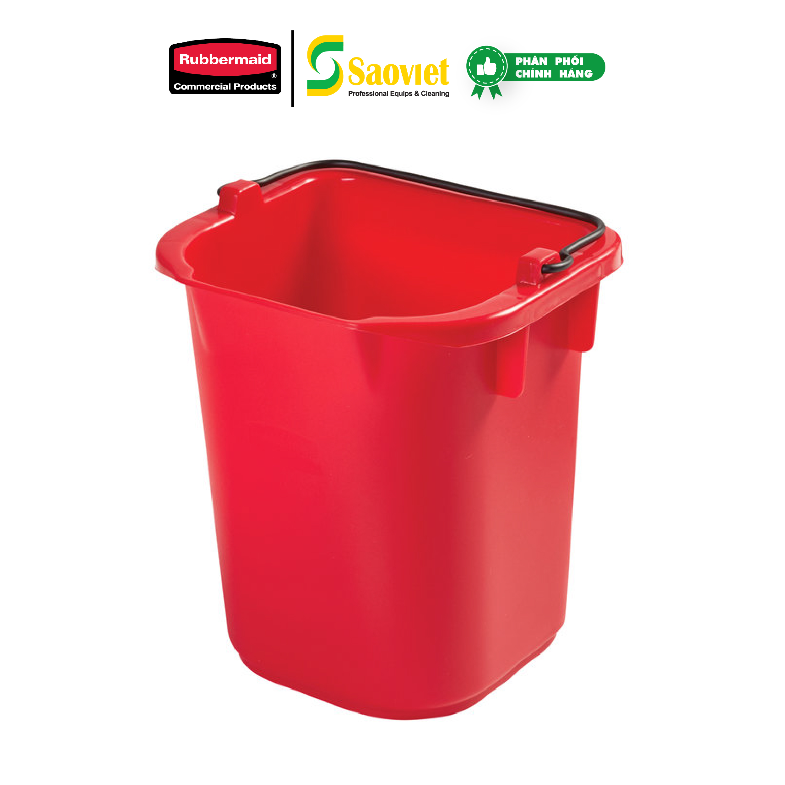 Xô Đựng Dụng Cụ Vệ Sinh Đa Năng RUBBERMAID Nhiều Màu Sắc - SKU: 1857374/5/6/7/8 | SAOVIETCO