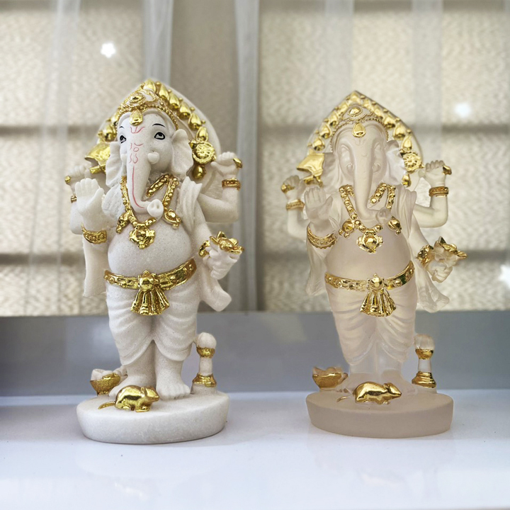 Tượng Phong Thủy Thần Voi Ganesha Ấn Độ -T0401