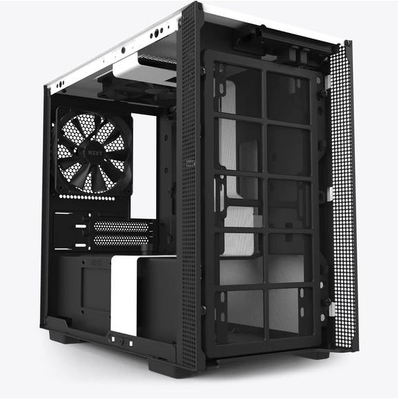 Vỏ Case Máy Tính NZXT H210 Màu Trắng Đen- Hàng Chính Hãng