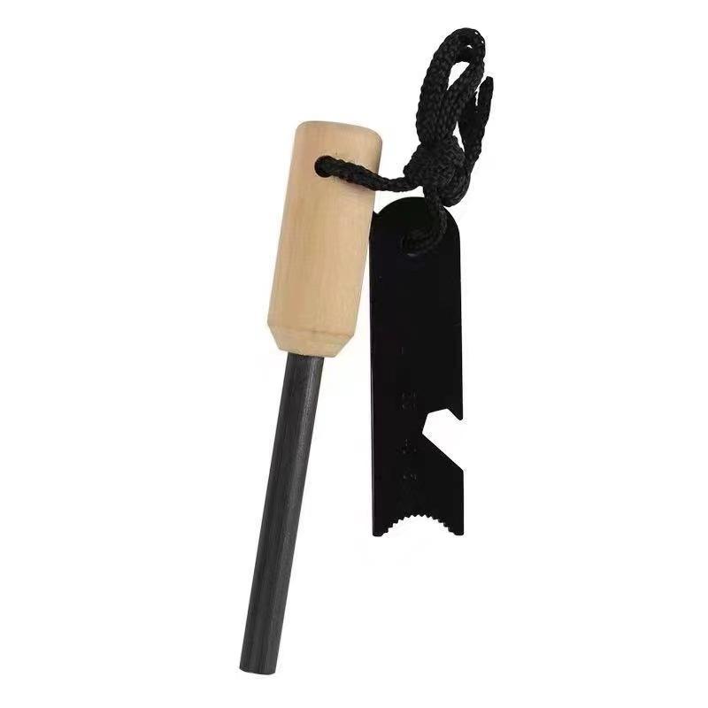 Mô hình đánh lửa Bật lửa Survival Flintstone - Đơn giản và hiệu quả - Máy cạo đa dụng cụ