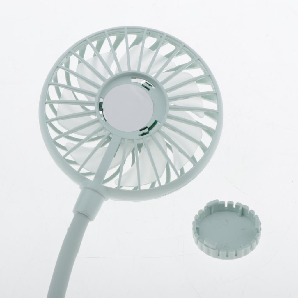 USB Rechargeable Neckband Fan Hands Free Portable Wearable Mini Fan