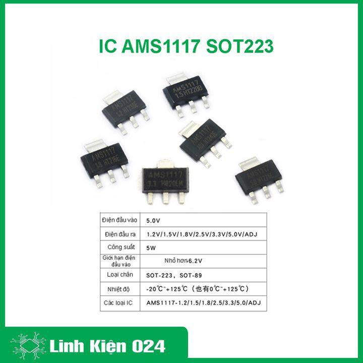 IC Nguồn AMS1117 SOT223