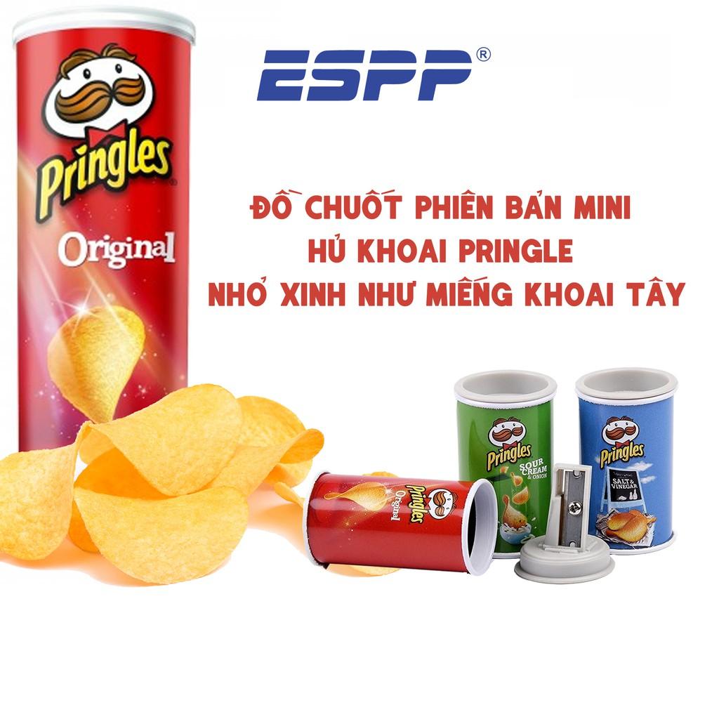 Combo đồ chuốt và gôm hình hủ khoai Pringle chất liệu kim loại - Helix