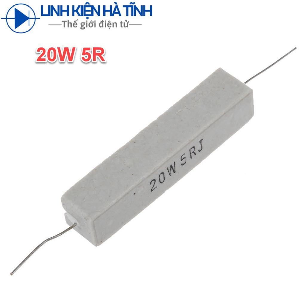 TRỞ SỨ TRỞ CÔNG SUẤT 20W 5R 5OHM 20W