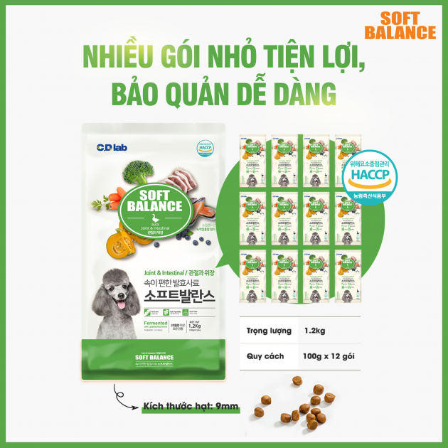HẠT MỀM SOFT BALANCE TỐT CHO XƯƠNG KHỚP VÀ ĐƯỜNG RUỘT DÀNH CHO CHÓ MỌI LỨA TUỔI