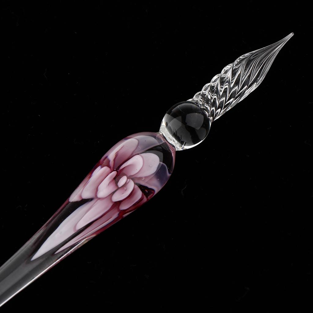 Handmade High Borosilicate Glass Glass Dip Pen Glass Signature Fountain Pen