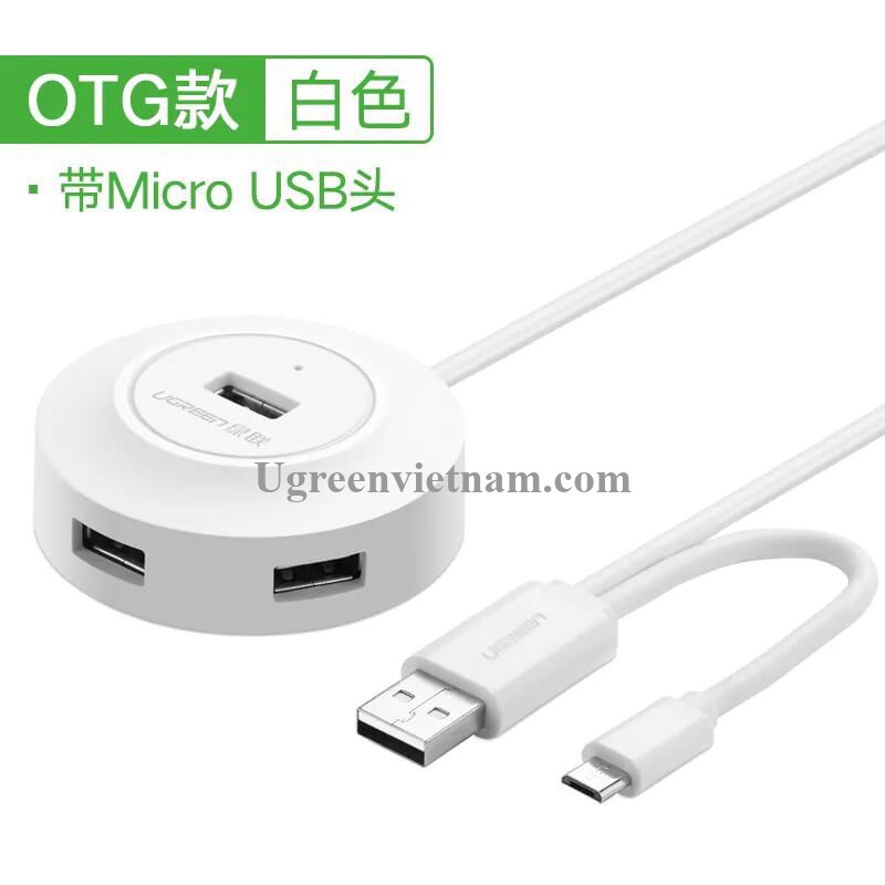 Hub USB 4 cổng Ugreen 20271 - Hàng Chính Hãng