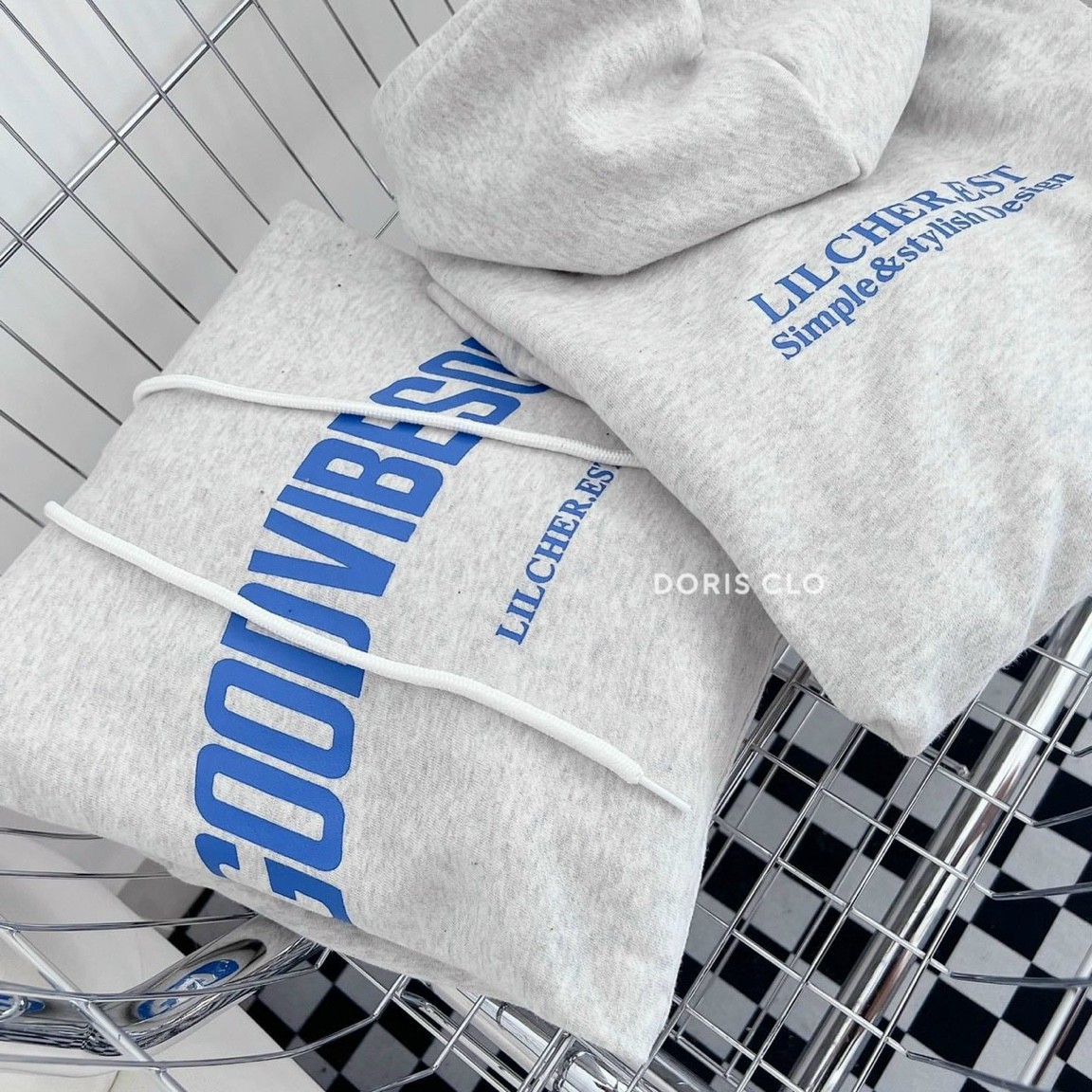 Áo Khoác Hoodie Unisex Nam Nữ GOODVIBESONLY Form Rộng Ulzzang, Áo Hoodie Mũ 2 Lớp Phong Cách Hàn Quốc In GOOD VIBES SINLY
