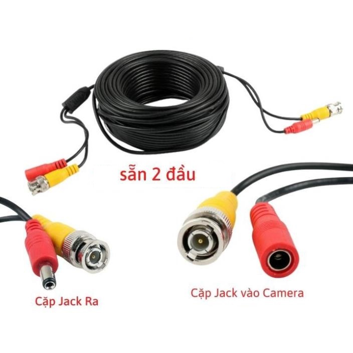 Cáp Camera Có Sẵn Nguồn Và Jack BNC