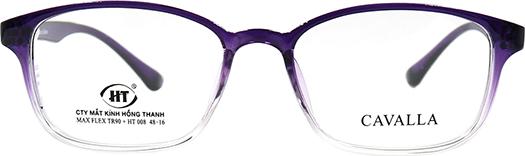 Gọng kính Unisex CAVALLA HT008 MBK (48-16-140)
