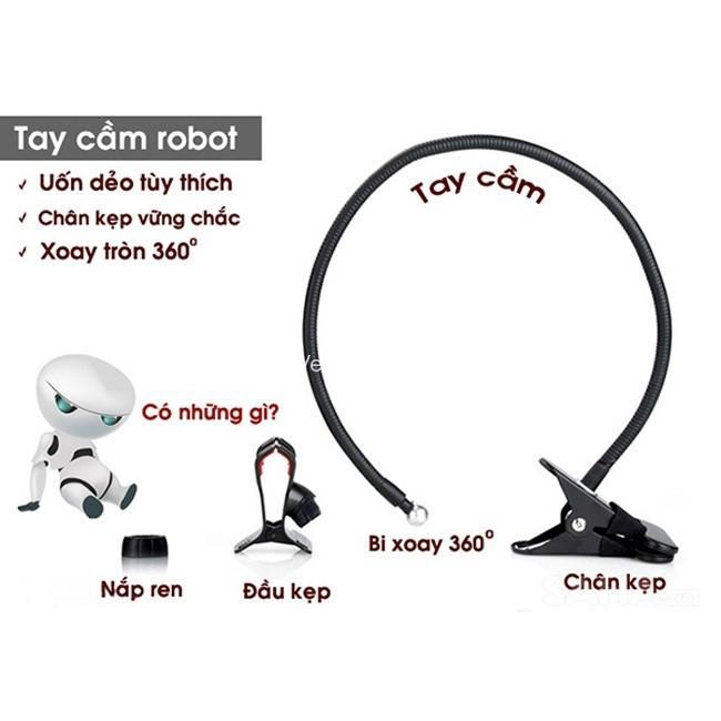 KẸP ĐIỆN THOẠI ĐUÔI KHỈ QUAY 360  Rgiá sập kh2