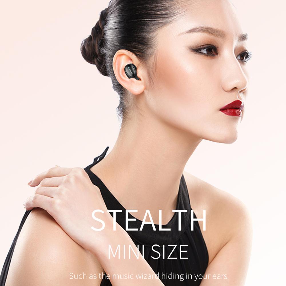Tai nghe kép Awei T5 Mini BT 5.0 TWS không thấm nước có vỏ sạc