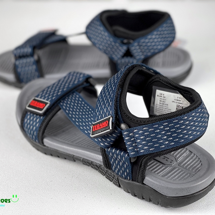 Giày sandal, dép sandal nam Teramo đế cao su nguyên chất, siêu nhẹ, quai dù chắc chắn, đế có rãnh chống trượt an toàn, TRM HỌA TIẾT 3 quai