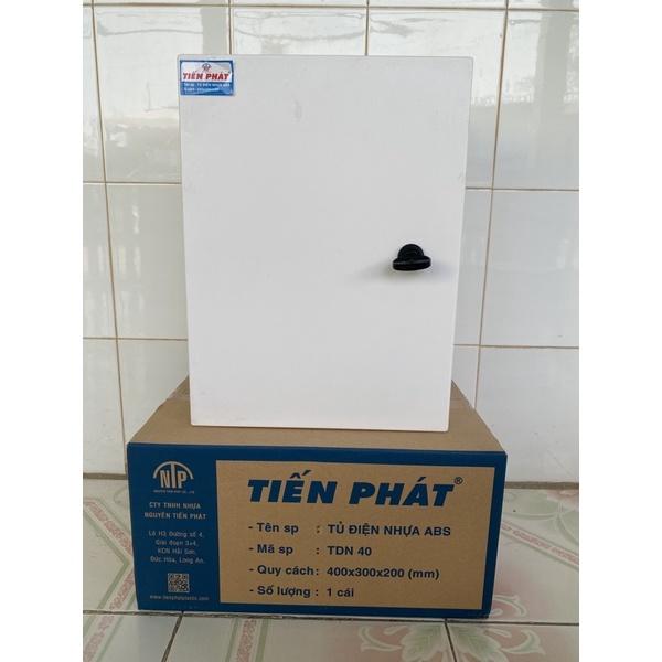 Tủ điện nhựa ABS ngoài trời – tủ điện lắp nổi Tiến Phát nhiều kích thước 400x300mm