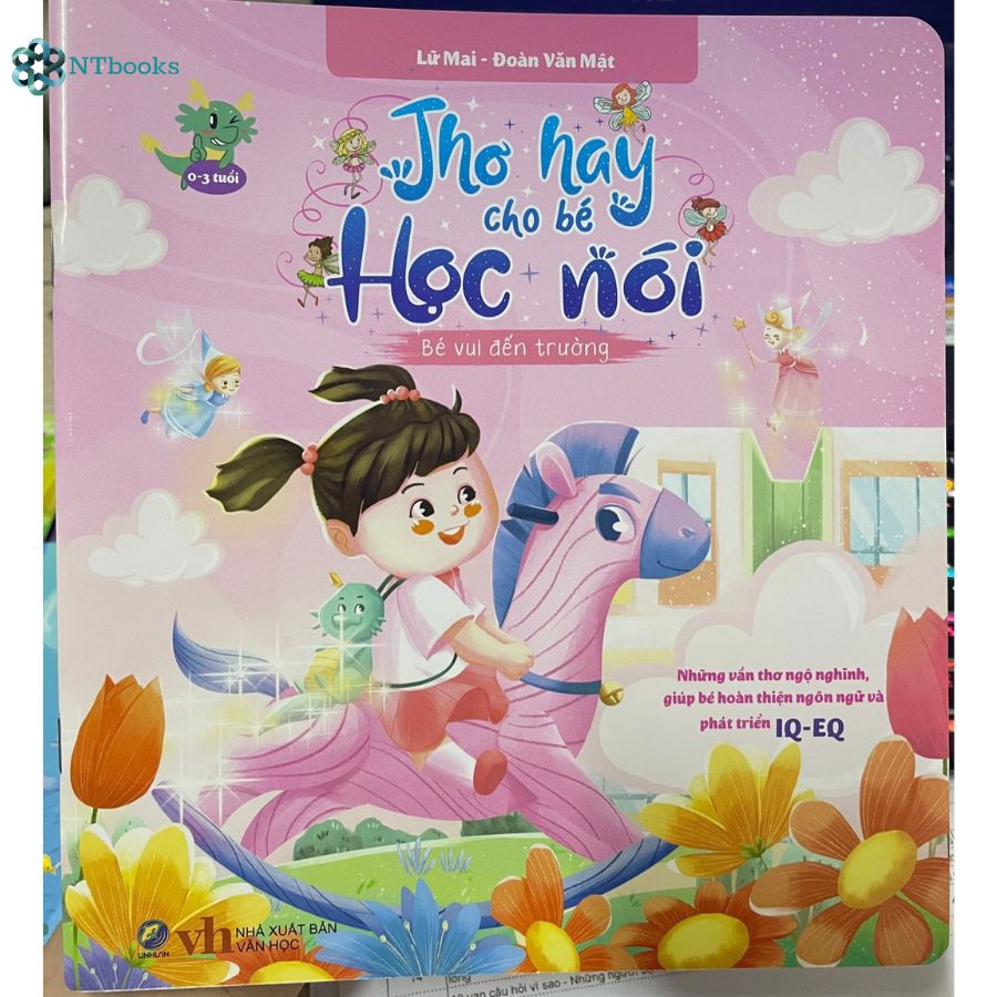 Combo 5 cuốn sách Thơ hay cho bé học nói 5T - Những vần thơ ngộ nghĩnh, giúp bé hoàn thiện ngôn ngữ và phát triển IQ-EQ