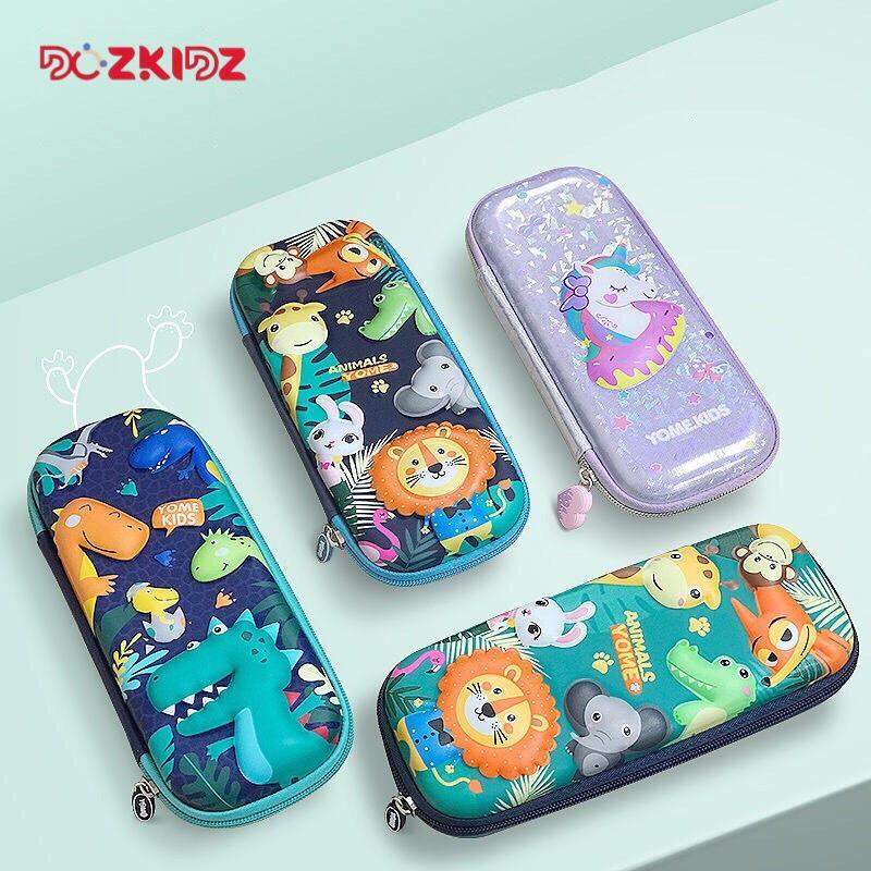 Hộp đựng bút học sinh họa tiết 3D bắt mắt - DOZKIDZ