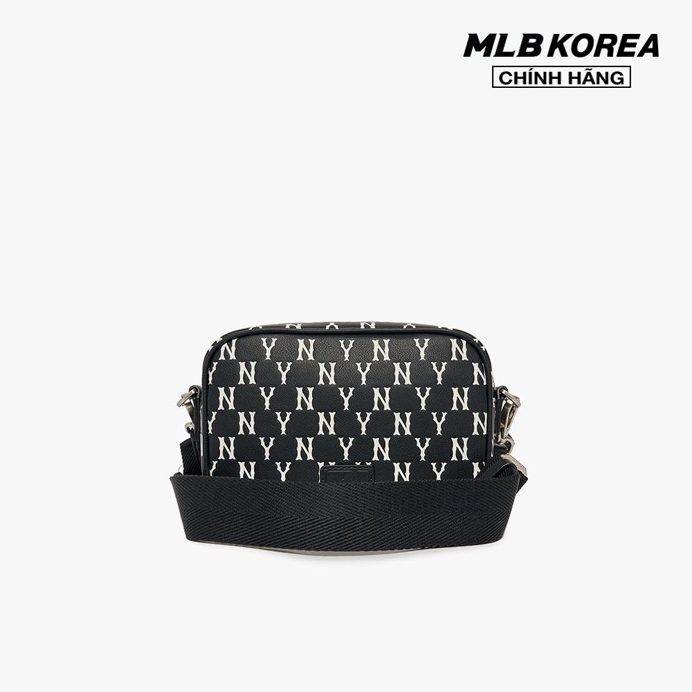 MLB - Túi đeo chéo chữ nhật Classic Monogram PU Emboss Mini 3ACRS092N