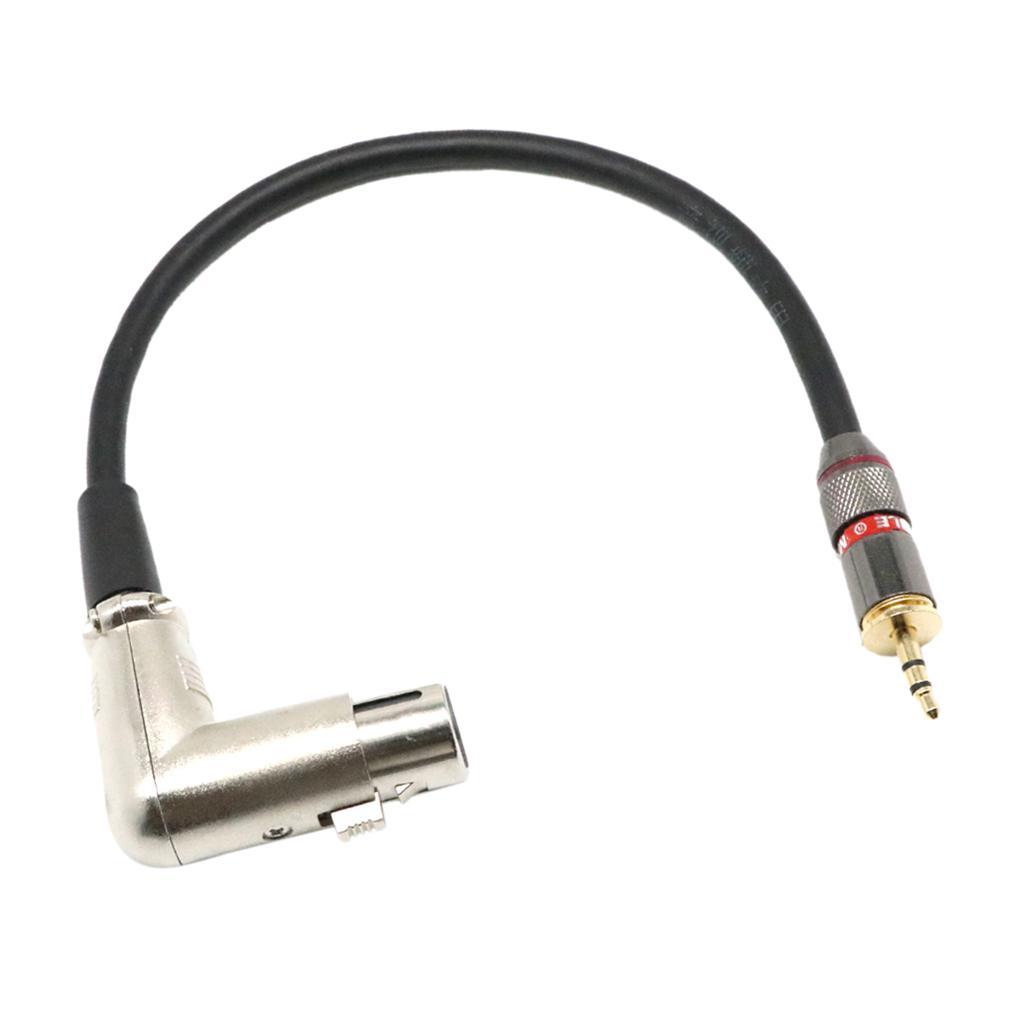 2x 3.5mm TRS To XLR Male To Female Mono Microphone Audio Cable