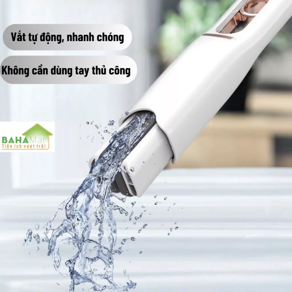 CÂY LAU MINI ĐA NĂNG VÀ THÔNG MINH TỰ VẮT GẤP GỌN SIÊU THẤM HÚT TIỆN DỤNG LAU DỌN "BAHAMAR" Làm sạch mạnh mẽ, có thể lau nhiều loại bề mặt : kính, đá, sàn nhà, sàn bếp, bàn vệ sinh, bàn học...