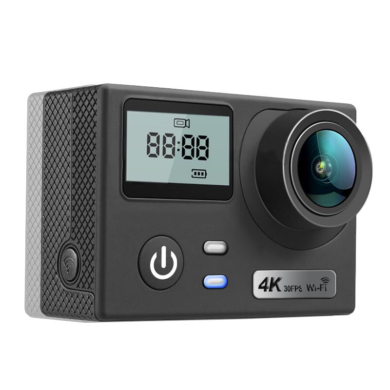 2 inch Wifi 4K 60fps HD Camera hành động thể thao DVR DV Máy quay Mũ bảo hiểm chống nước 30M
