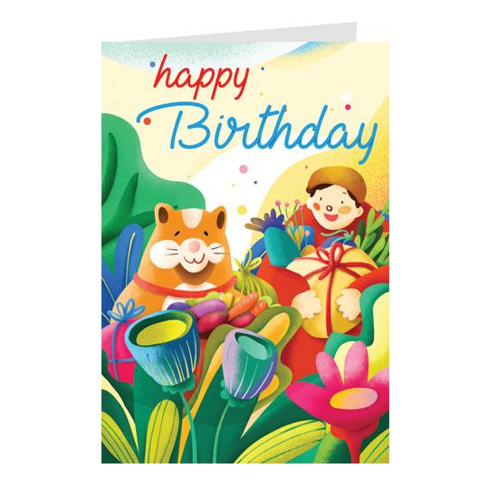 Thiệp sinh nhật Birthday - Thiệp Greenwood 10x15cm - BD54