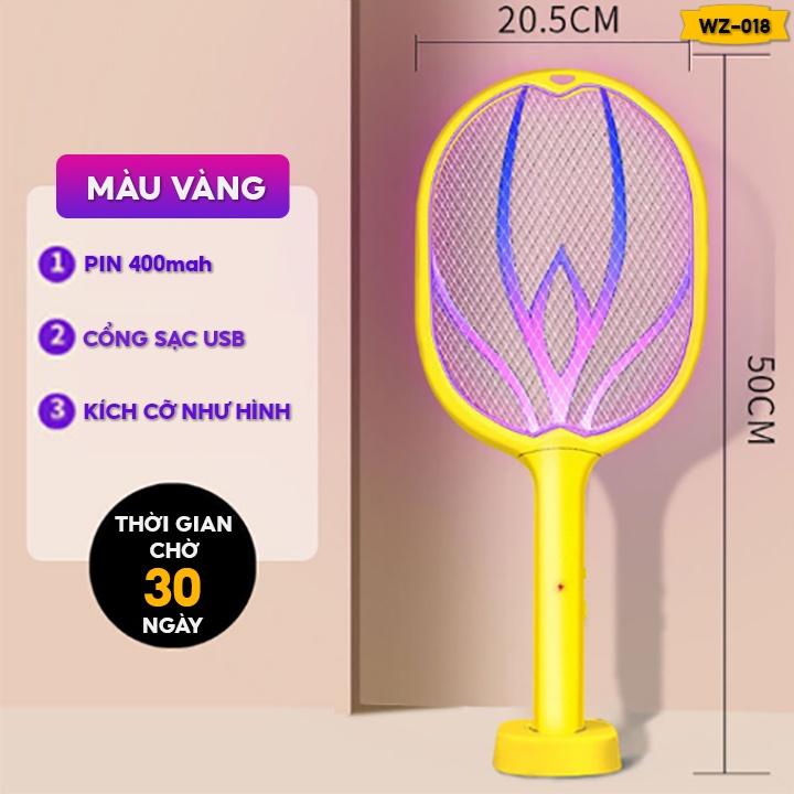 Vợt Muỗi Có Đèn Led Bắt Muỗi Tự Động Tích Hợp Chức Năng 3 Trong 1 Có Nhiều Màu Chọn Lựa WZ-018