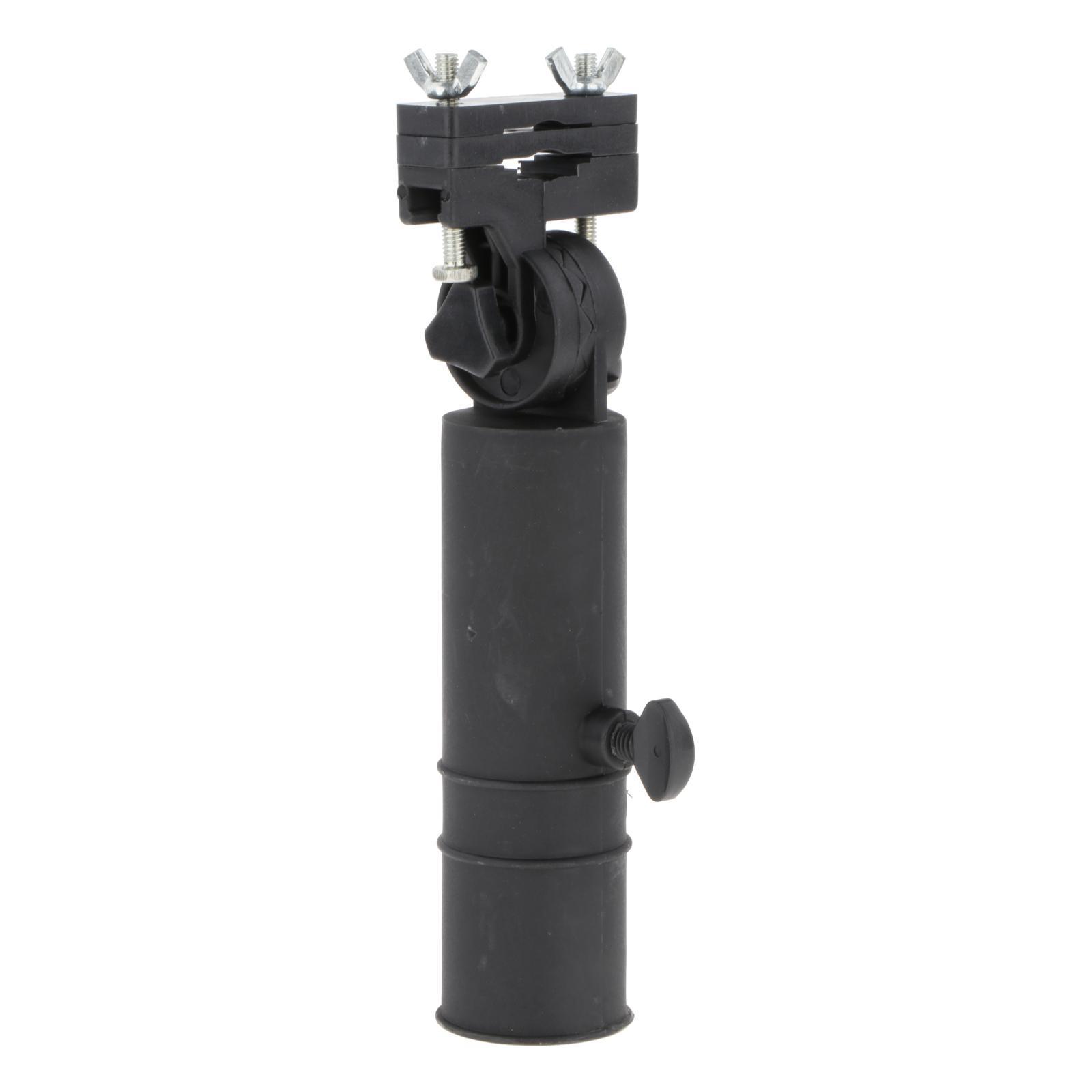 Golf Push Cart Umbrella Holder Golf Trolley Umbrella Stand Umbrella Base Attachment Support Adjustable for Pushchair Beach Chair Fishing