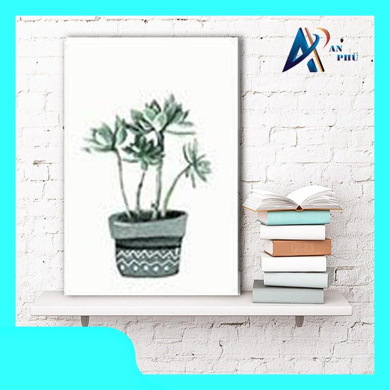 Tranh vải Canvas trang trí nhà cửa - Góc làm việc - Bàn học và trên các kệ trang trí