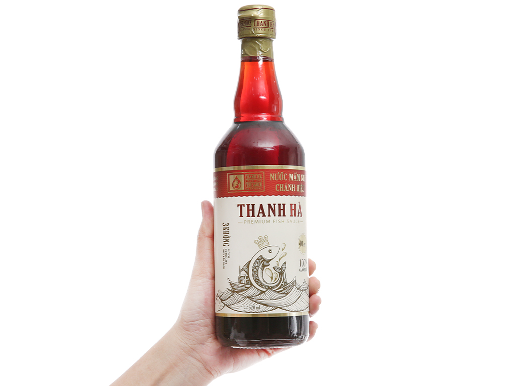 Nước mắm nhĩ chánh hiệu Phú Quốc Thanh Hà 40N - 520ml